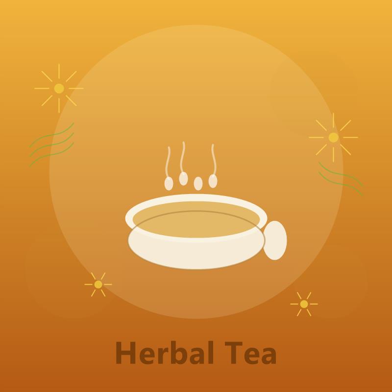 Traditional herbal eye care tea made with mulberry leaf, chrysanthemum, and citrus peel in a ceramic cup
